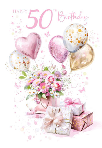 Picture of HAPPY 50TH BIRTHDAY CARD